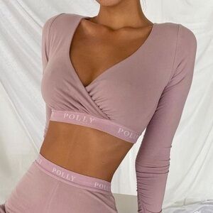 Oh Polly Mauve Take It Easy Top